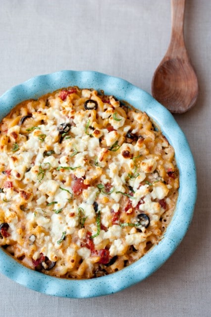 feta mac and cheese