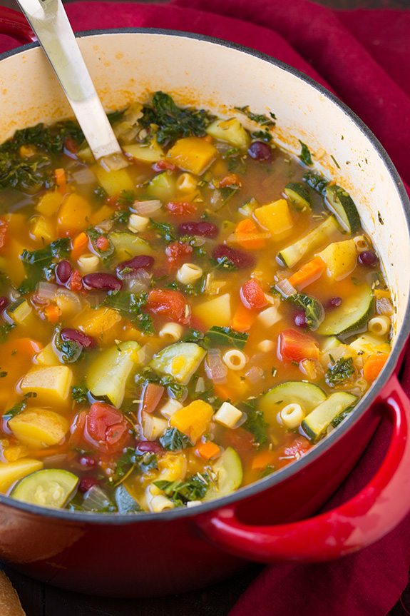 Autumn Minestrone Soup | Cooking Classy