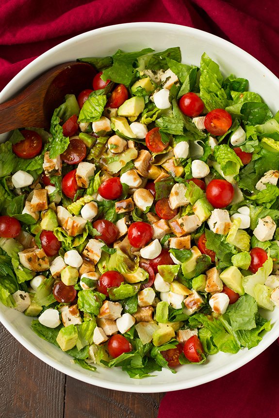 Caprese Chicken and Avocado Chopped Salad | Cooking Classy