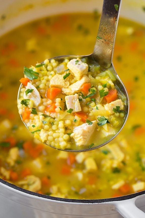 Cold Buster Chicken and Pasta Soup | Cooking Classy