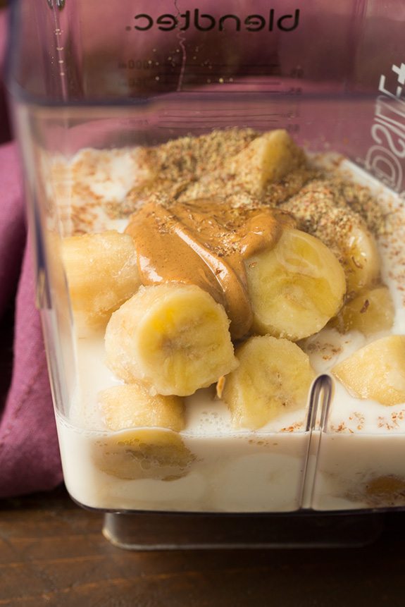 Banana Almond Flax Smoothie | Cooking Classy