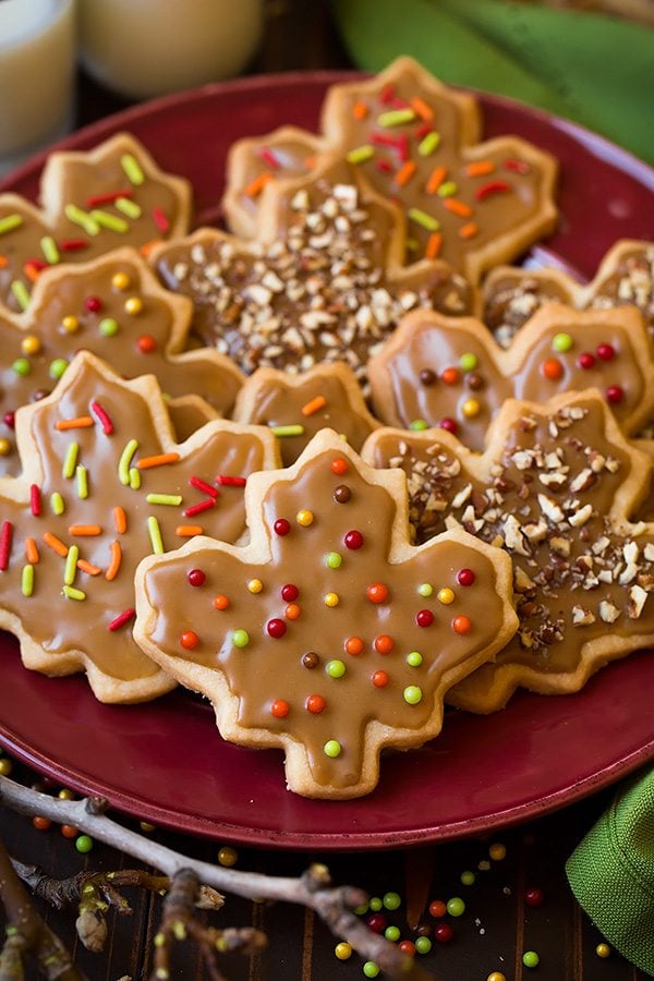 Glazed Maple Shortbread Cookies | Cooking Classy