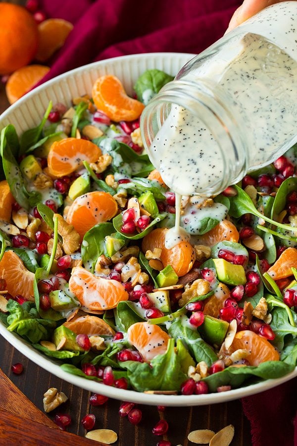 Poppy Seed Dressing with Spinach Salad | Cooking Classy