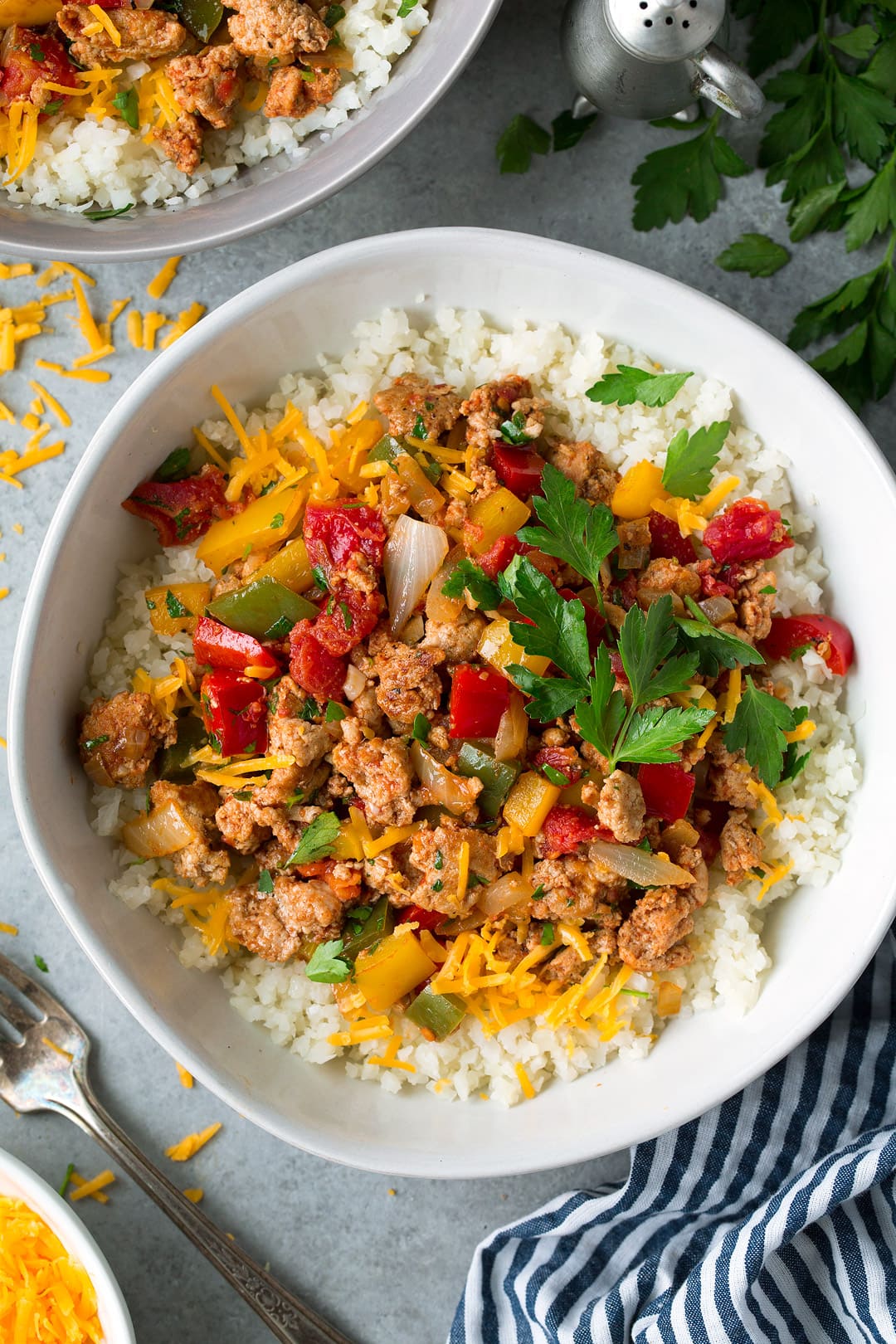 Unstuffed Pepper Bowls