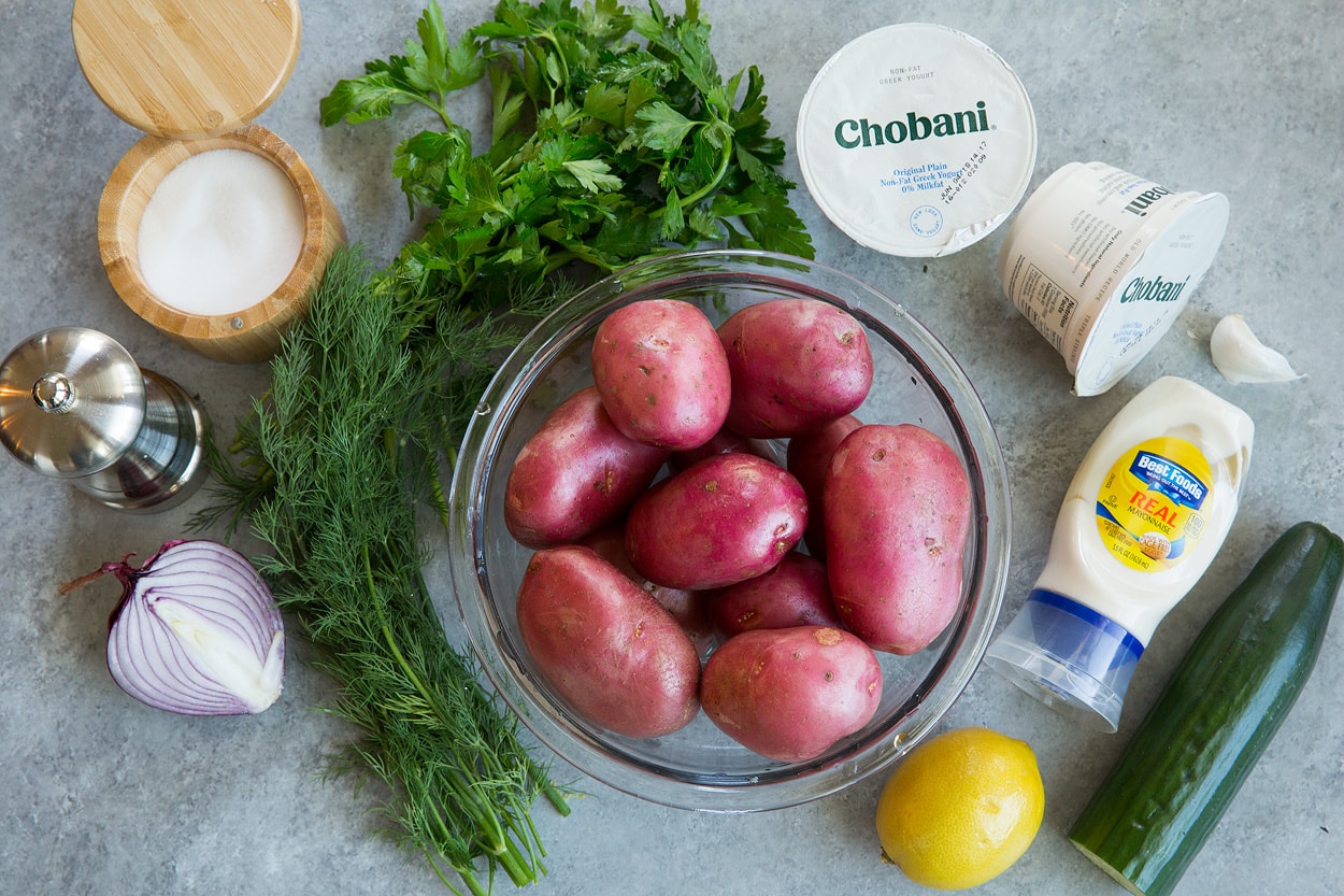 greek potato salad